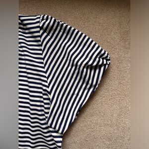 J Crew new with tags, navy and white striped